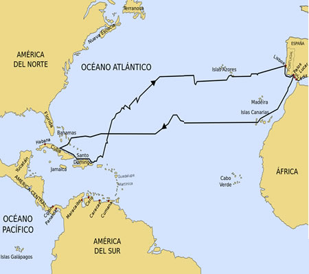 Primer viaje de Colón